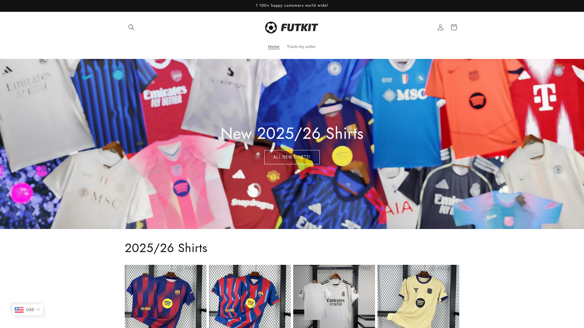 Screenshot van futkit.com