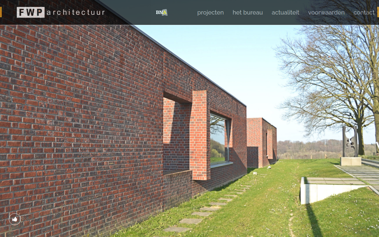 Screenshot van fwparchitectuur.nl