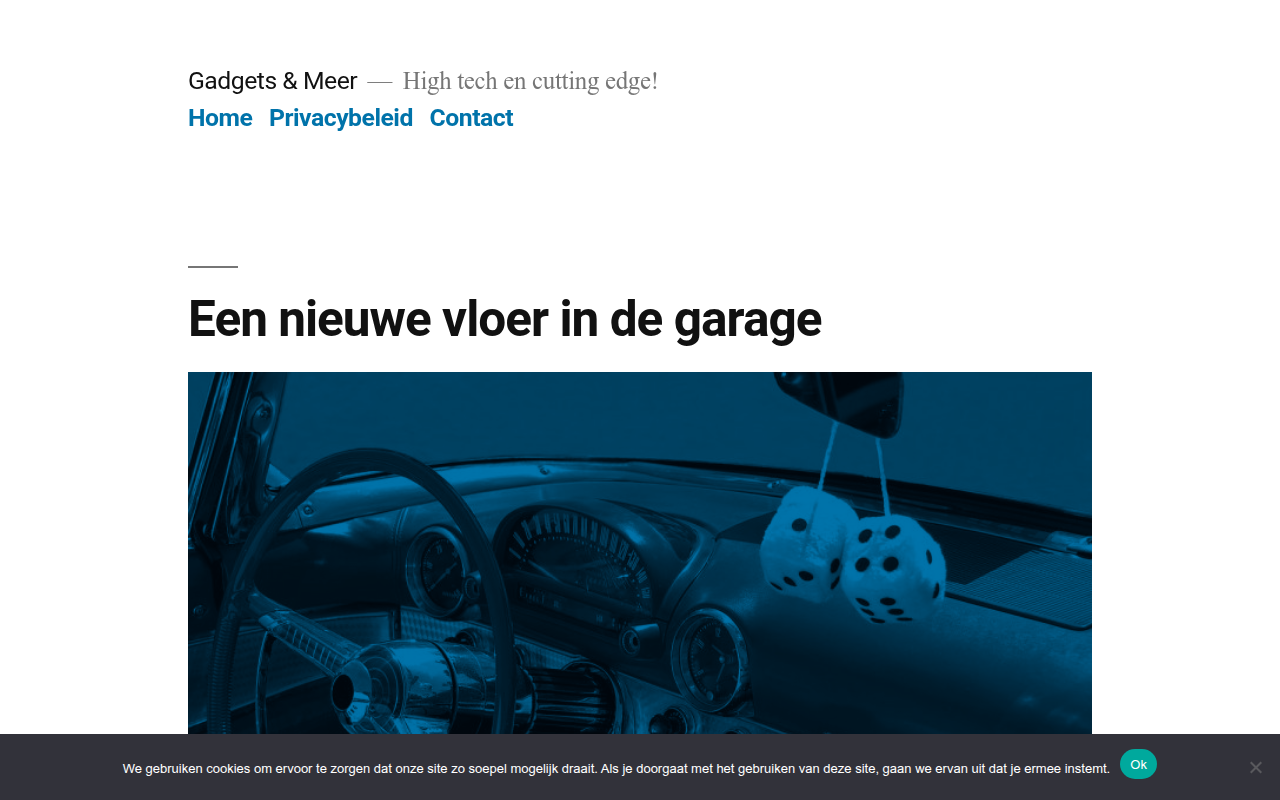 Screenshot van gadgetspullen.nl