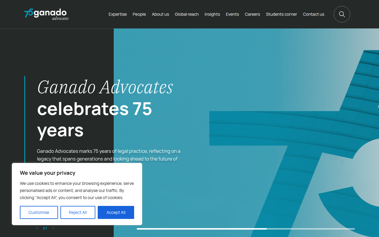 Screenshot van ganado.com