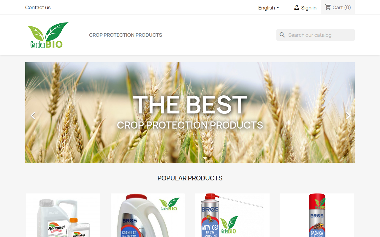 Screenshot van gardenbiocenter.com