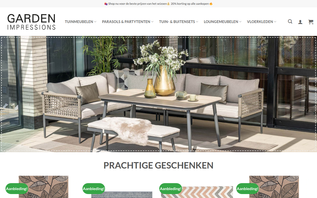 Screenshot van gardenimpressionsnl.com
