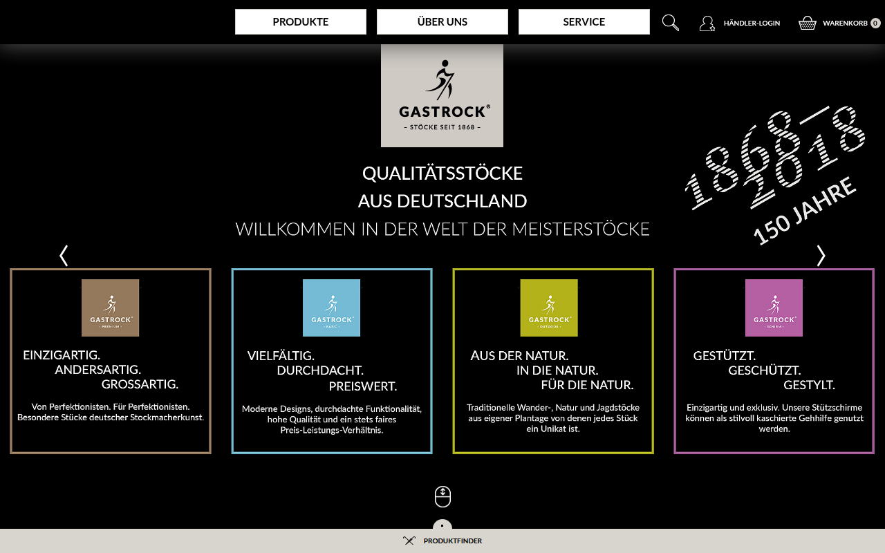 Screenshot van gastrock.de
