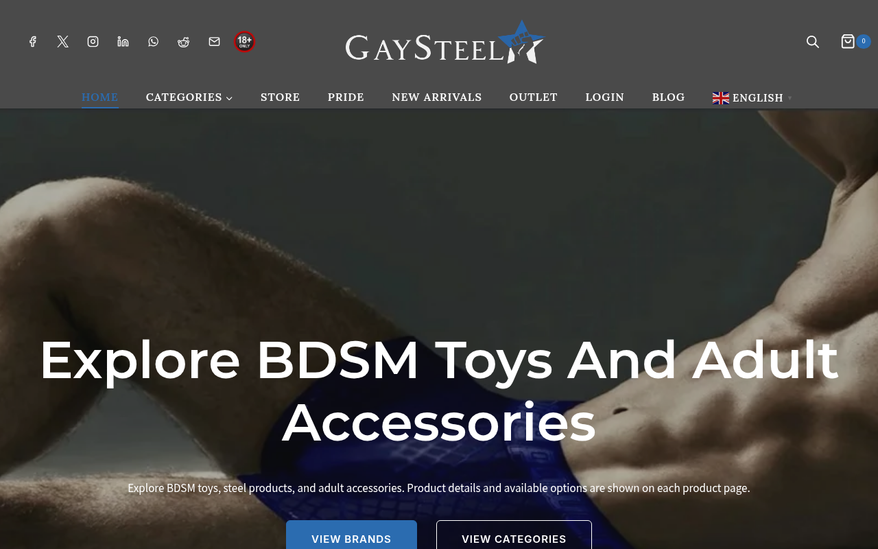 Screenshot van gaysteel.eu