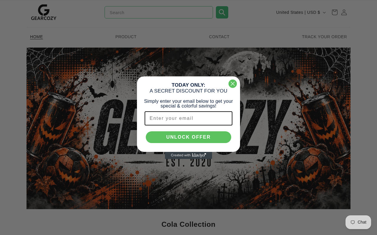 Screenshot van gearcozy.com