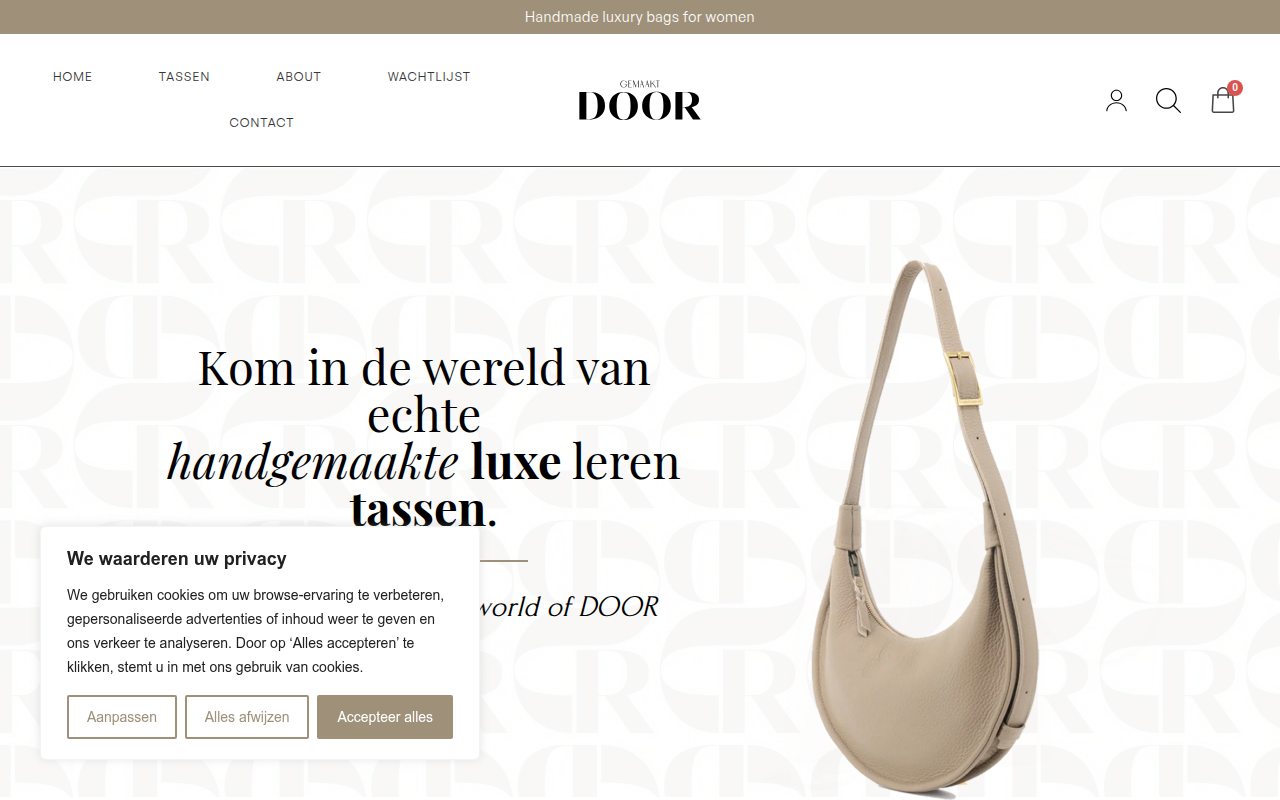 Screenshot van gemaaktdoor.nl