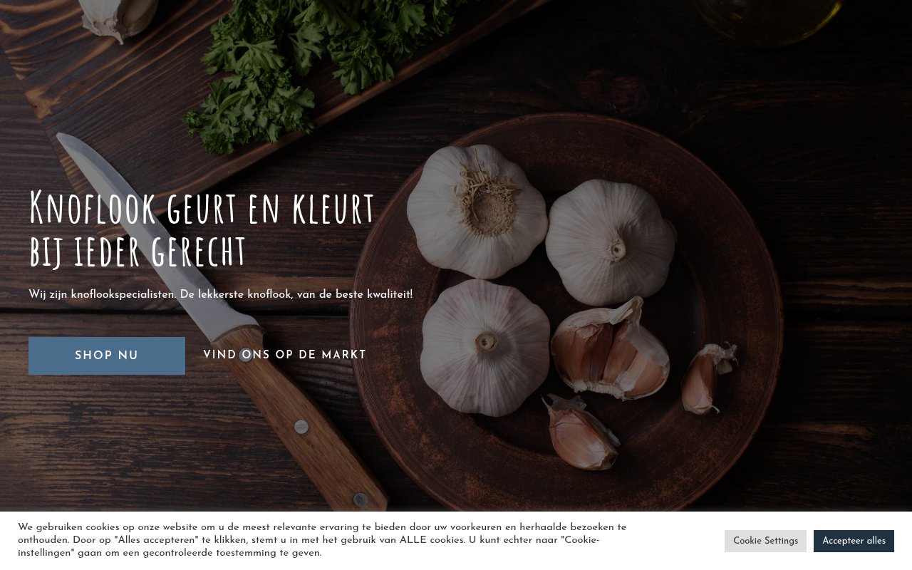 Screenshot van gerookteknoflook.com
