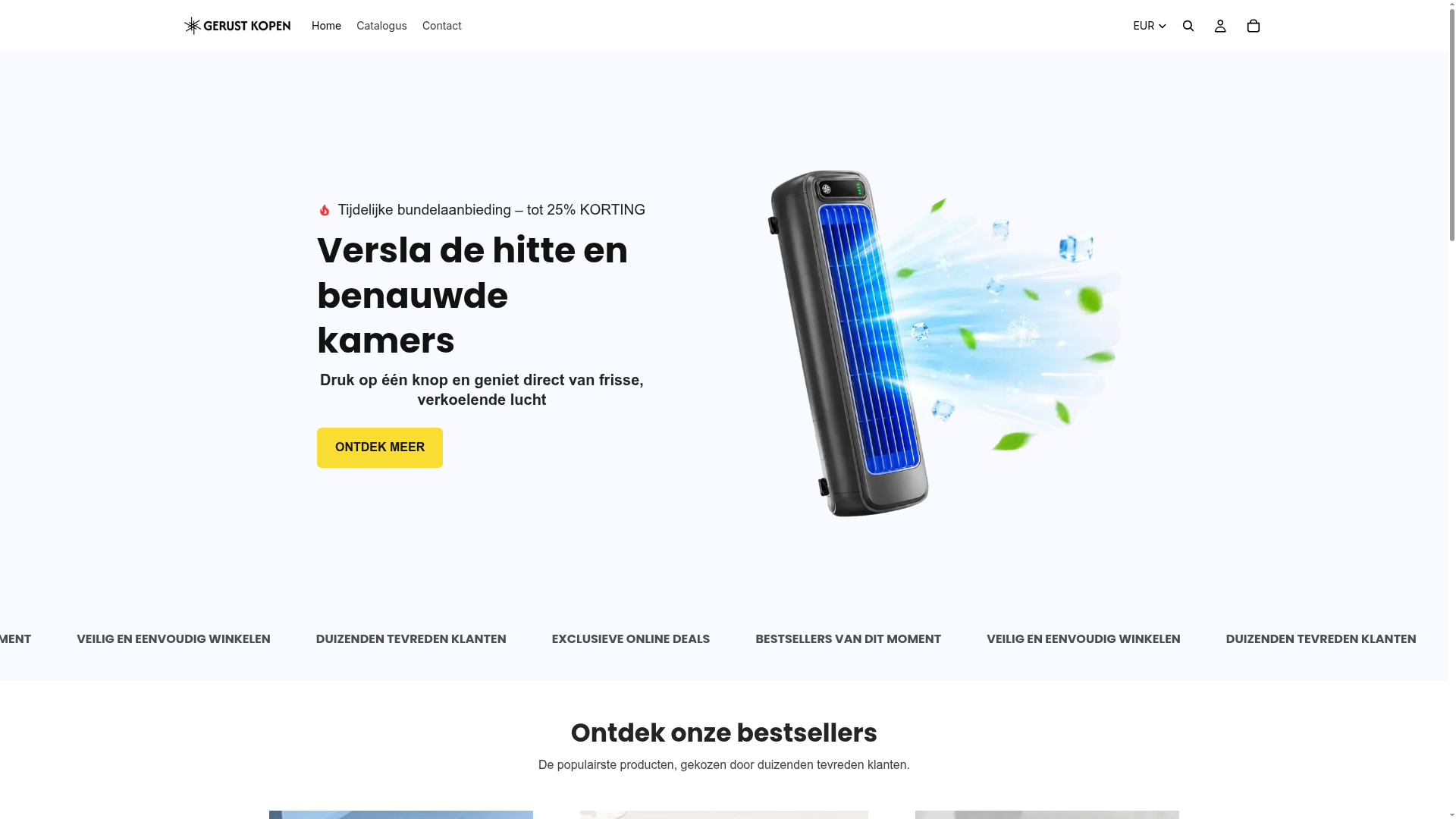 Screenshot van gerustkopen.com