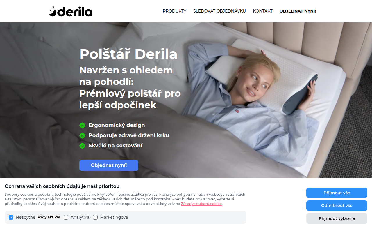 Screenshot van get-derila.com