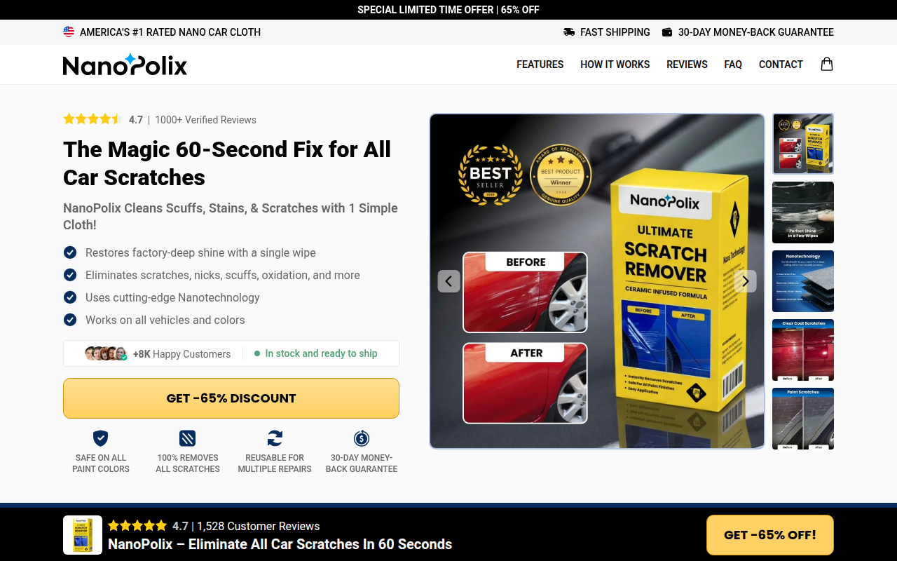 Screenshot van get-nanopolix.com