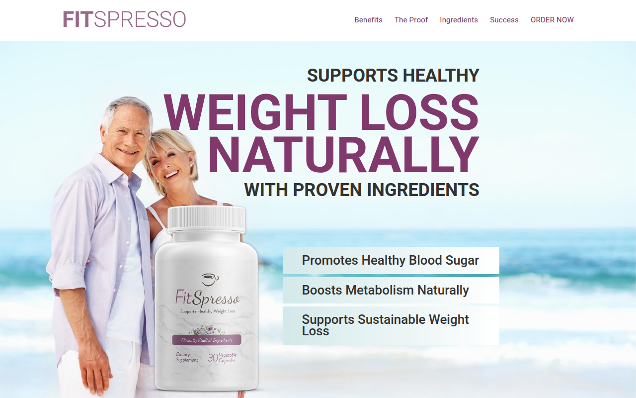 Screenshot van getfitspresso.org