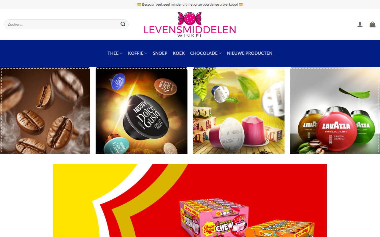 Screenshot van gezondmarktnl.com