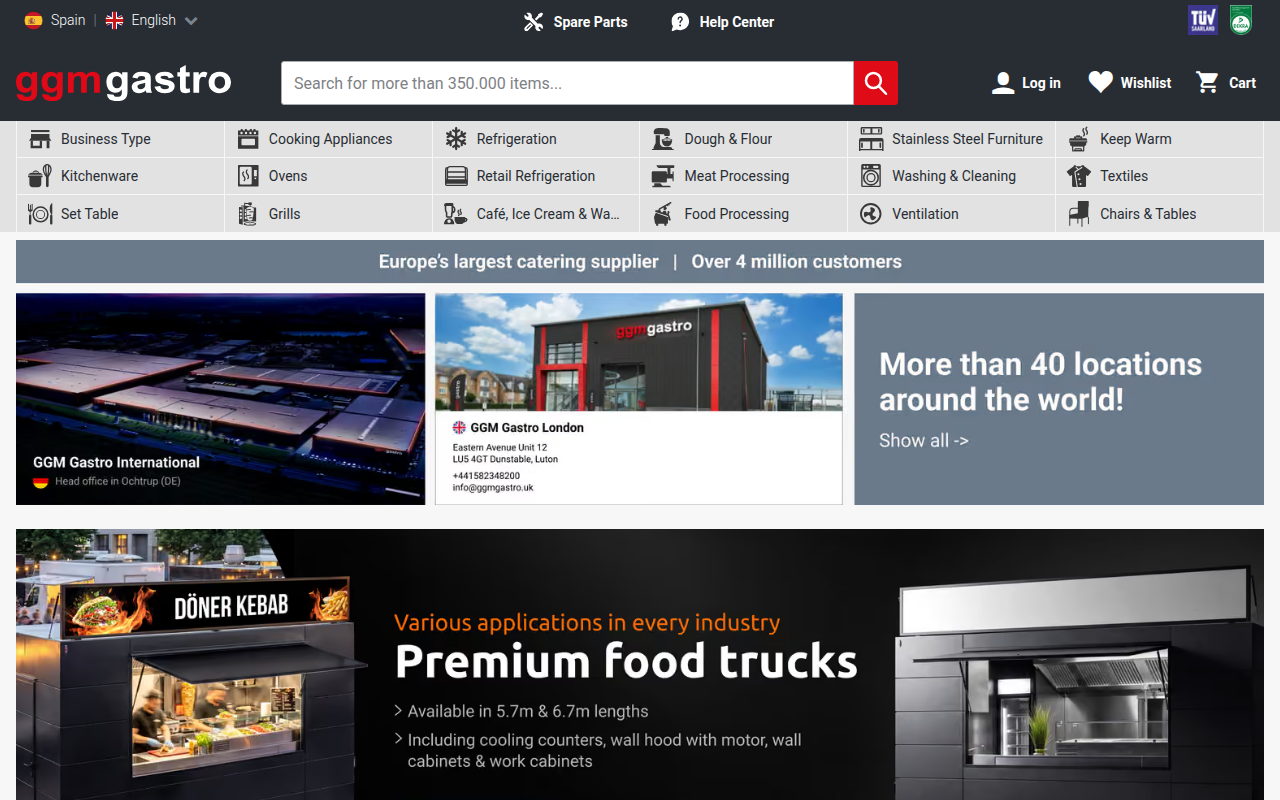 Screenshot van ggmgastro.com
