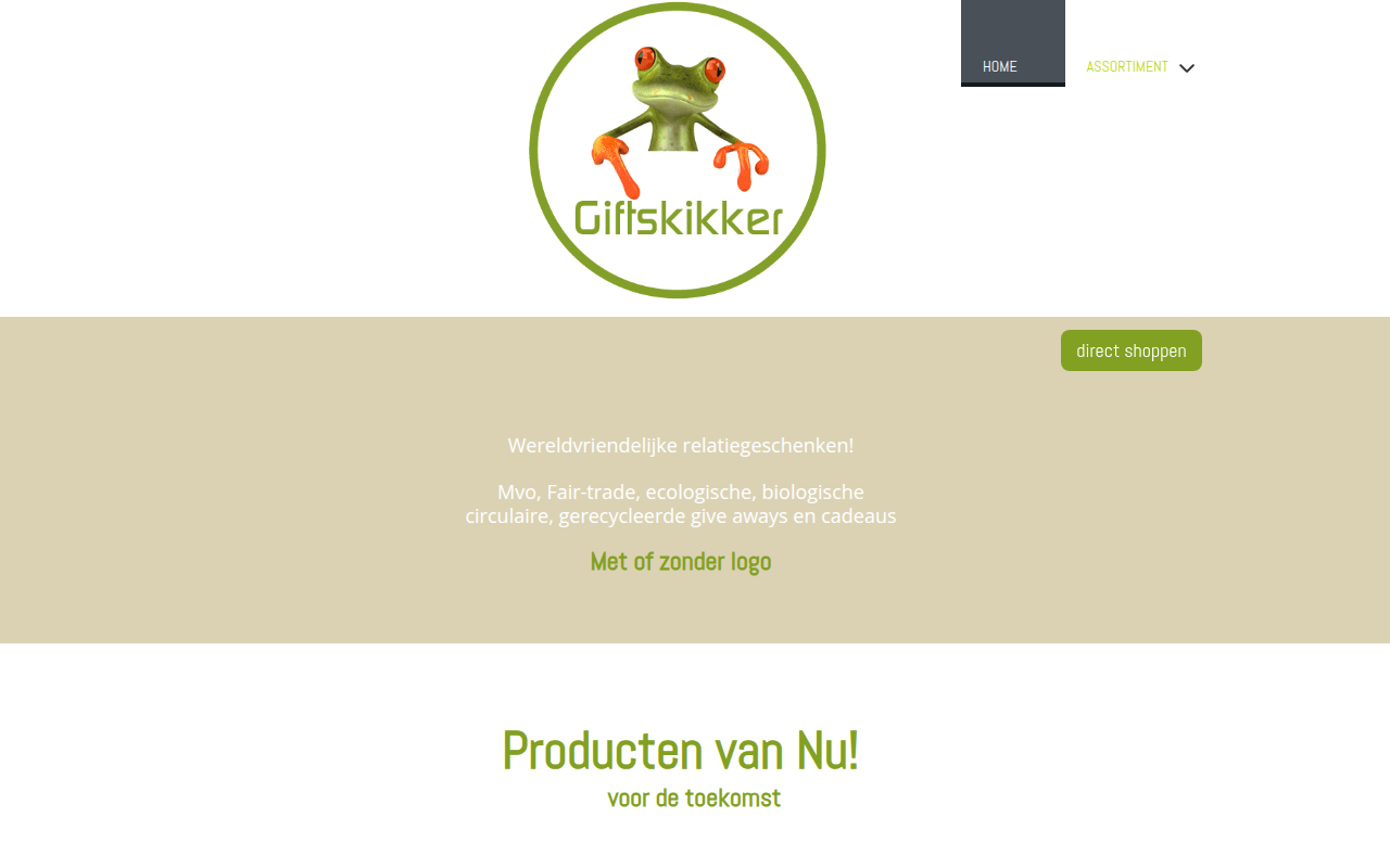 Screenshot van giftskikker.nl