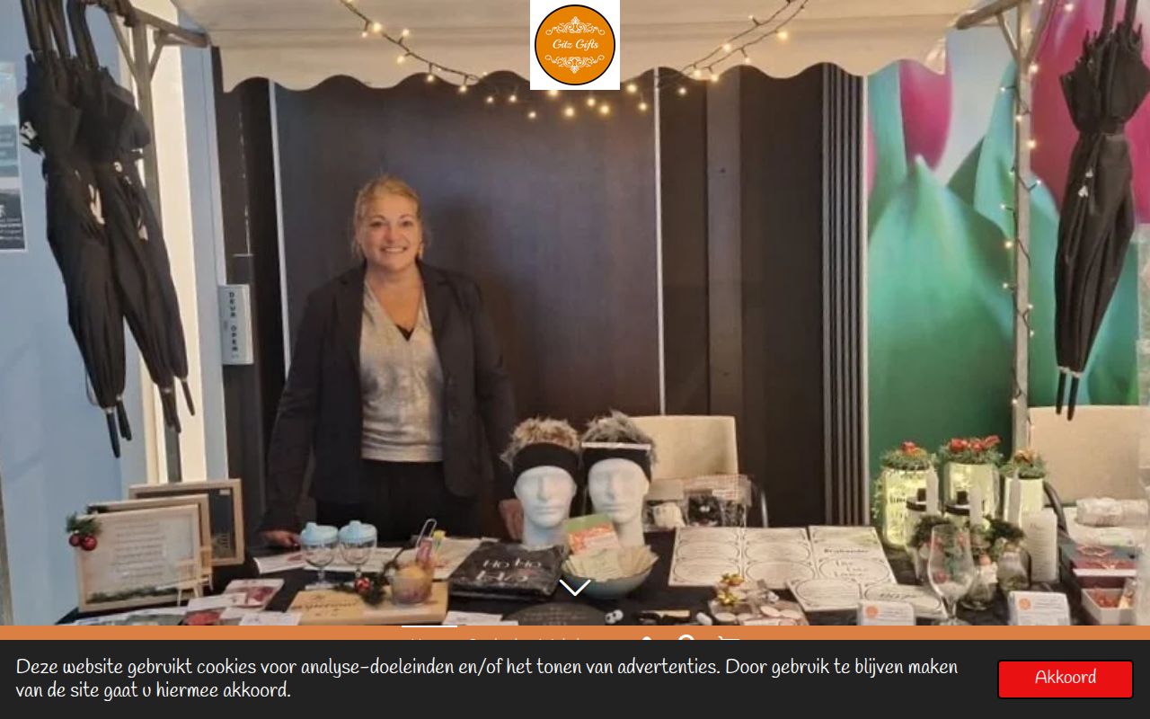 Screenshot van gitzgifts.nl