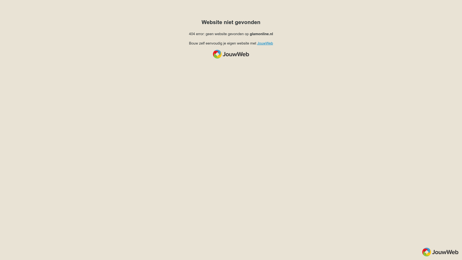 Screenshot van glamonline.nl