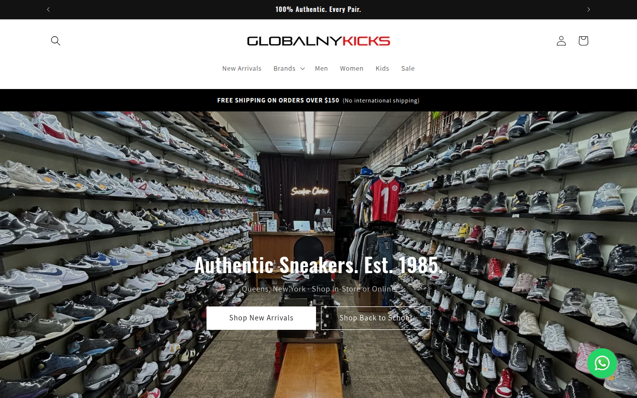 Screenshot van globalnykicks.com