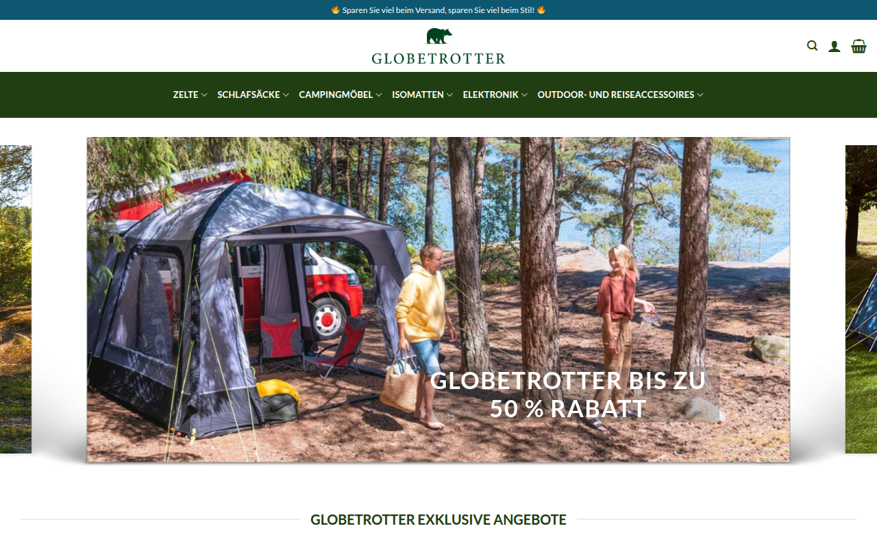Screenshot van globetrotterde.com
