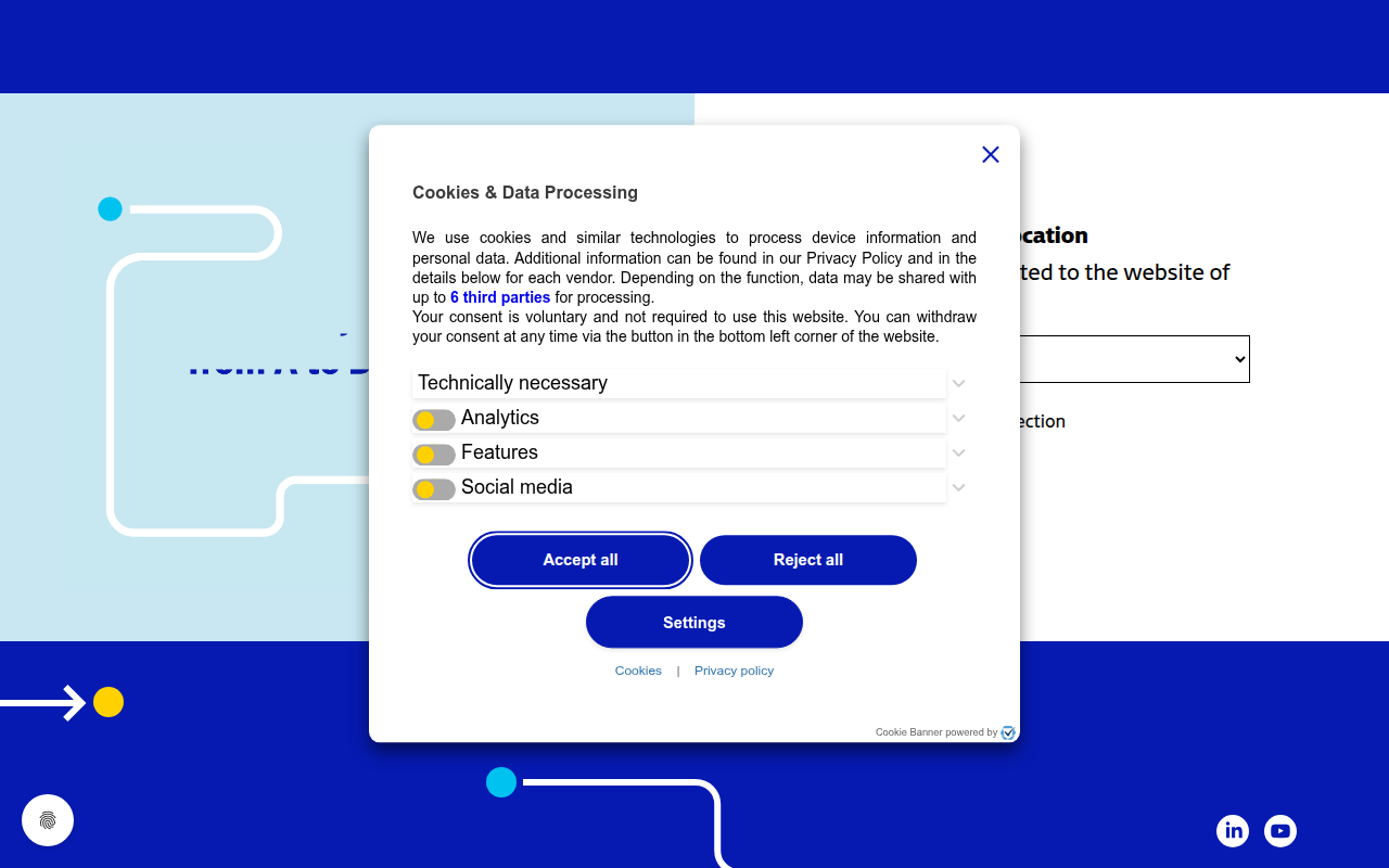 Screenshot van gls-group.com