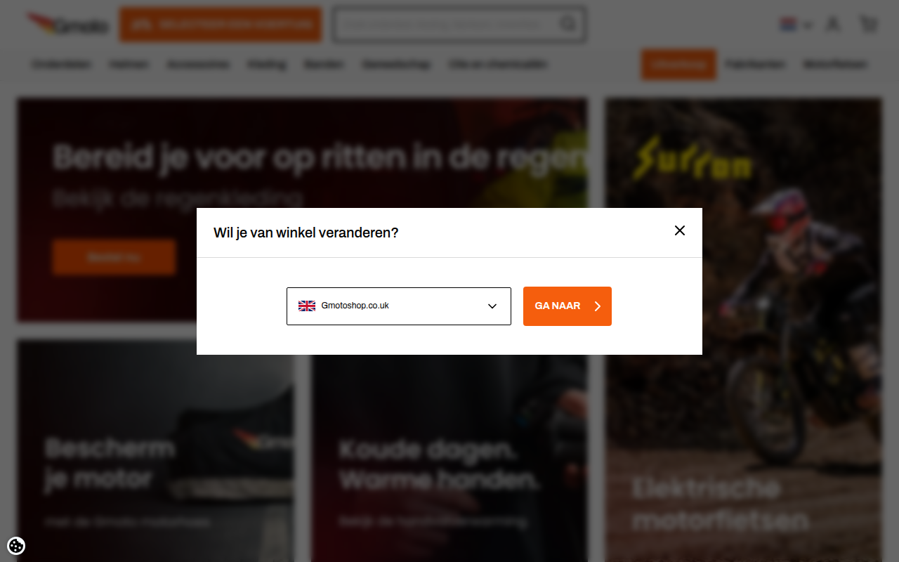 Screenshot van gmoto.nl