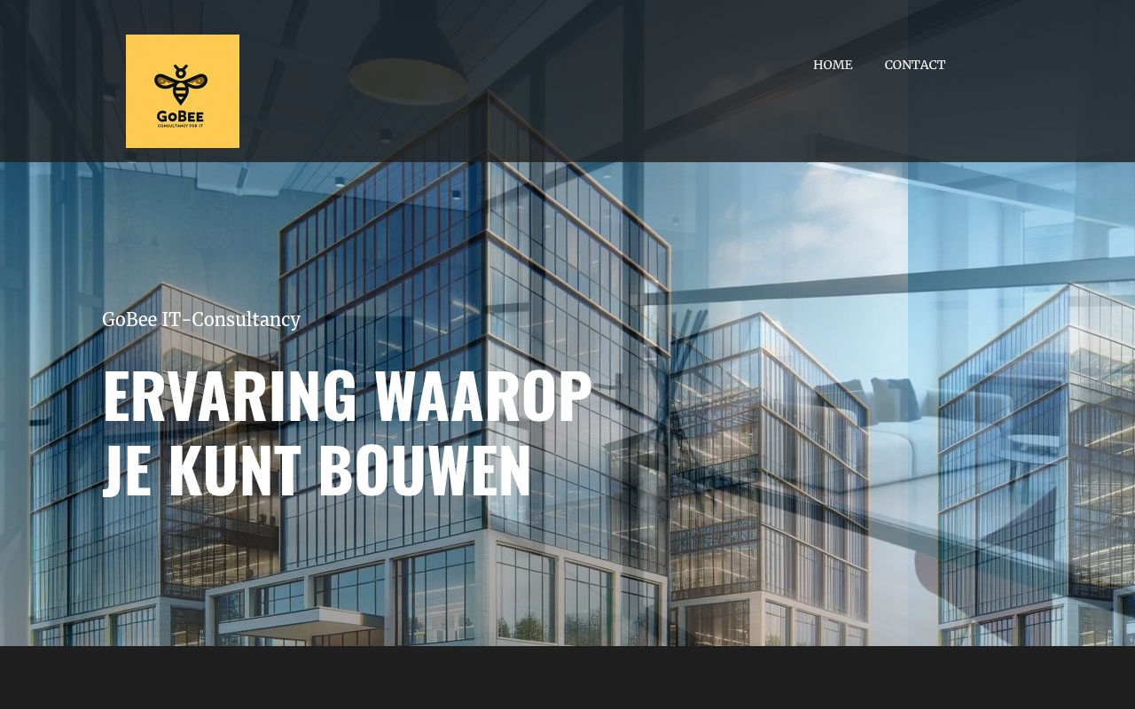 Screenshot van gobee.nl