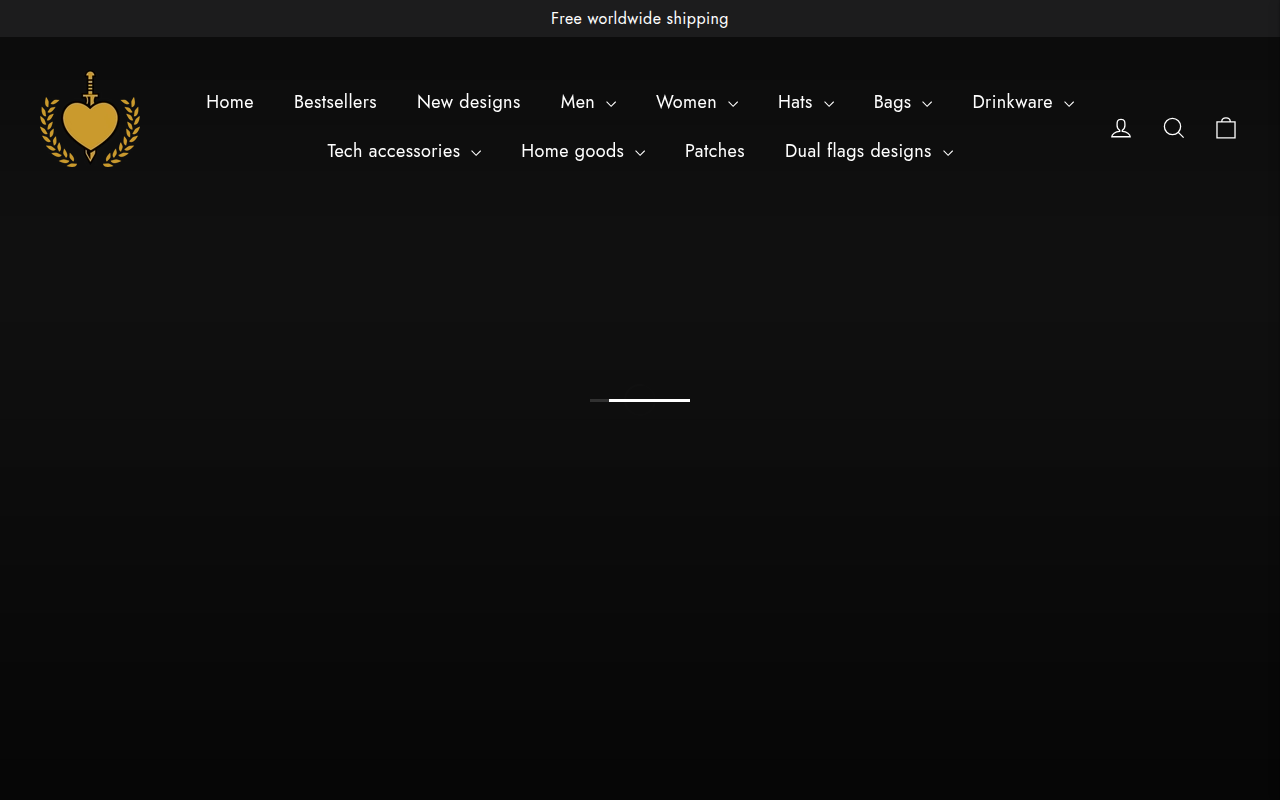 Screenshot van goldenheart.store