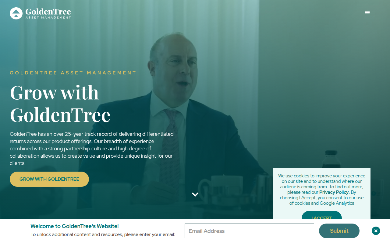 Screenshot van goldentree.com