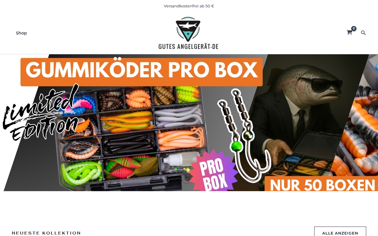 Screenshot van goodfishingtackle-de.com