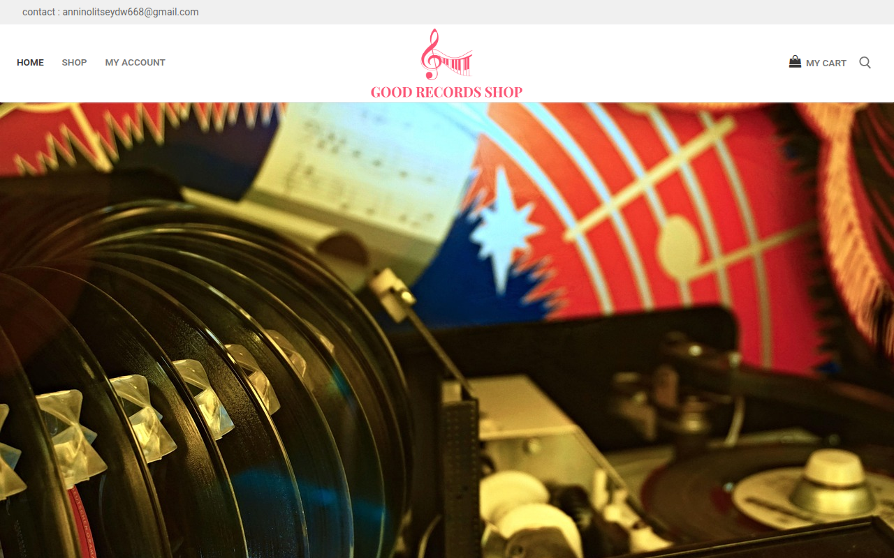 Screenshot van goodrecordsshop.com