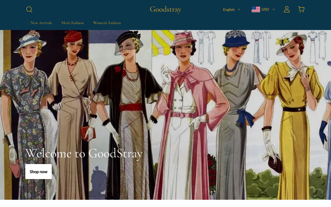 Screenshot van goodstray.com
