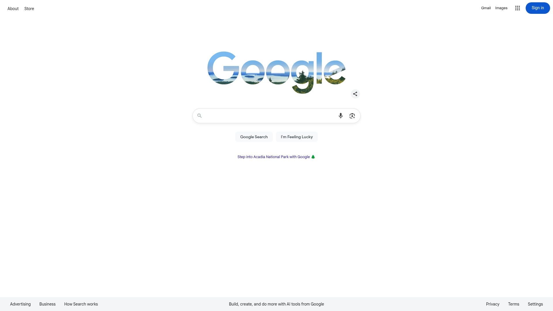 Screenshot van google.fr
