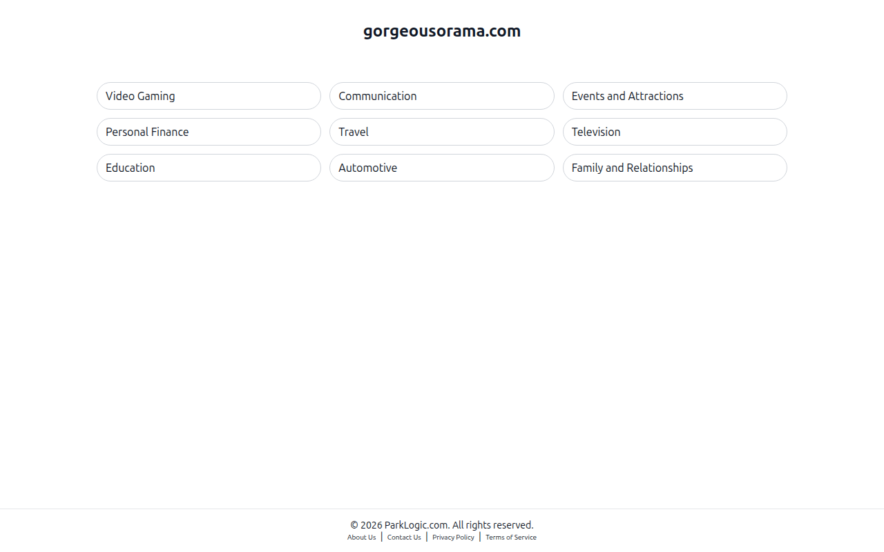 Screenshot van gorgeousorama.com