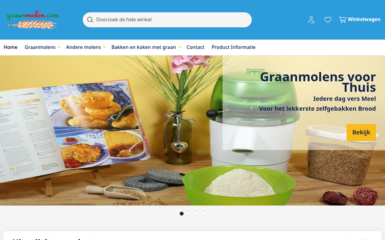 Screenshot van graanmolen.com