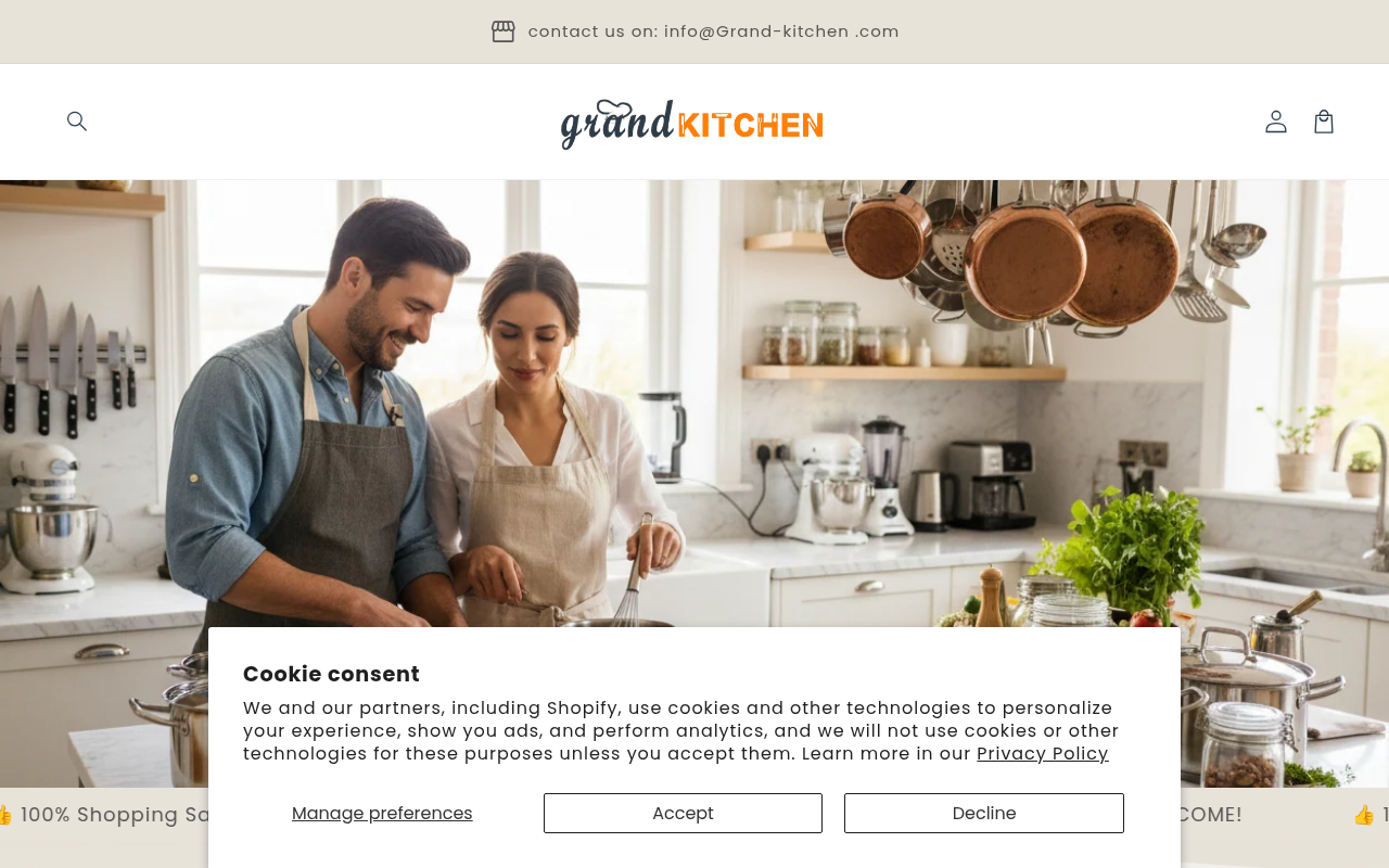 Screenshot van grand-kitchen.com