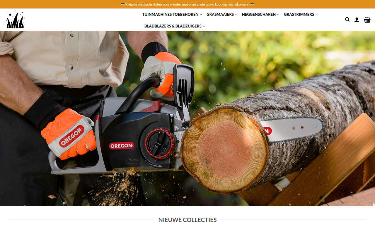 Screenshot van grasmaaiersshop.com