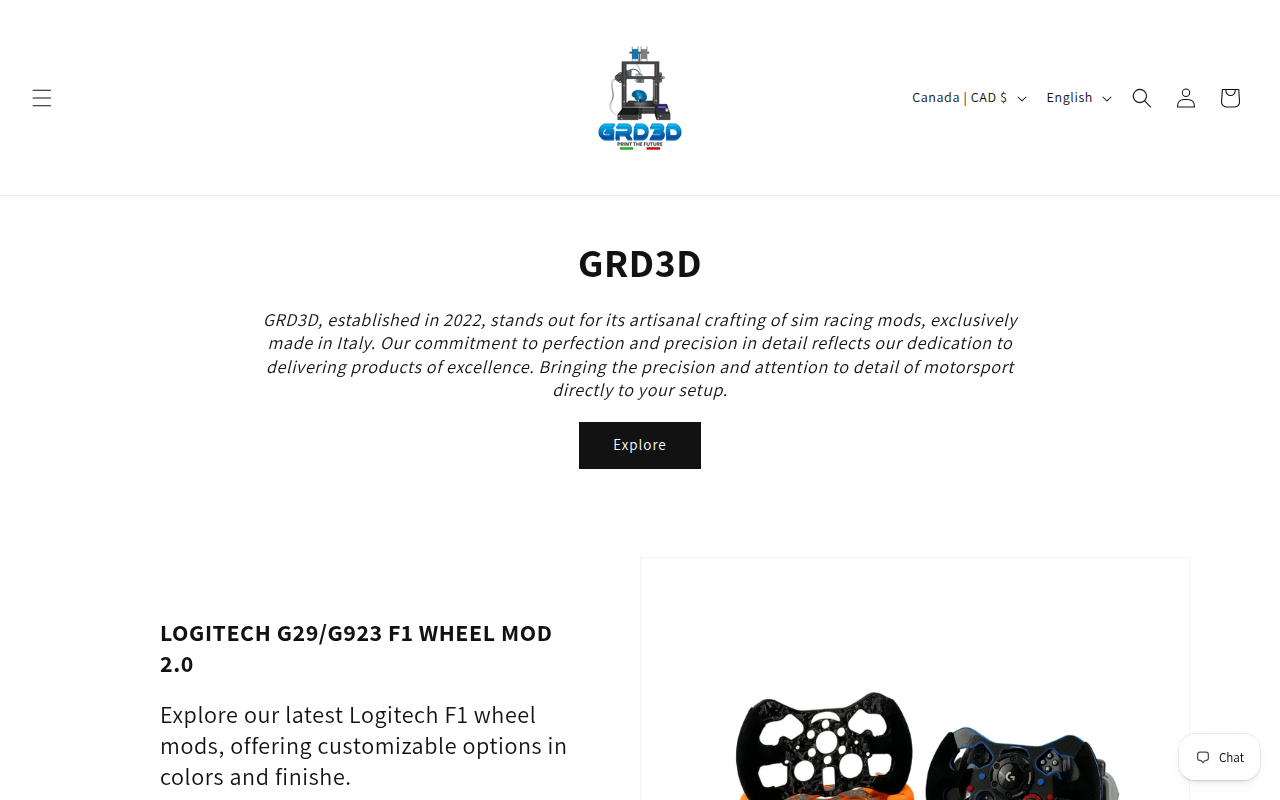Screenshot van grd3d.com