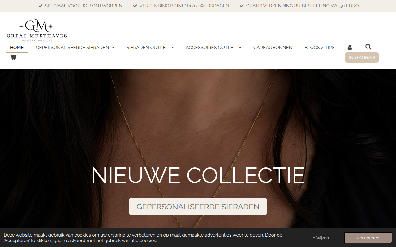 Screenshot van greatmusthaves.nl