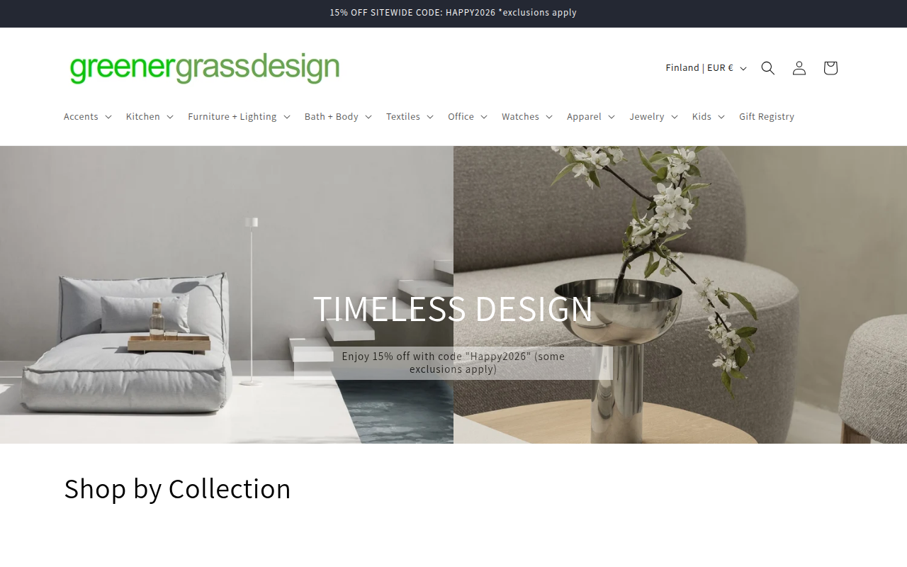 Screenshot van greenergrassdesign.com