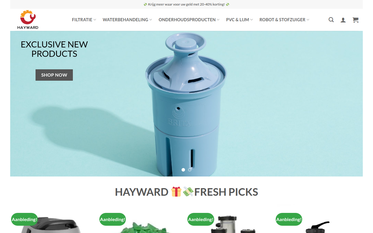 Screenshot van griffonsaleshop.com