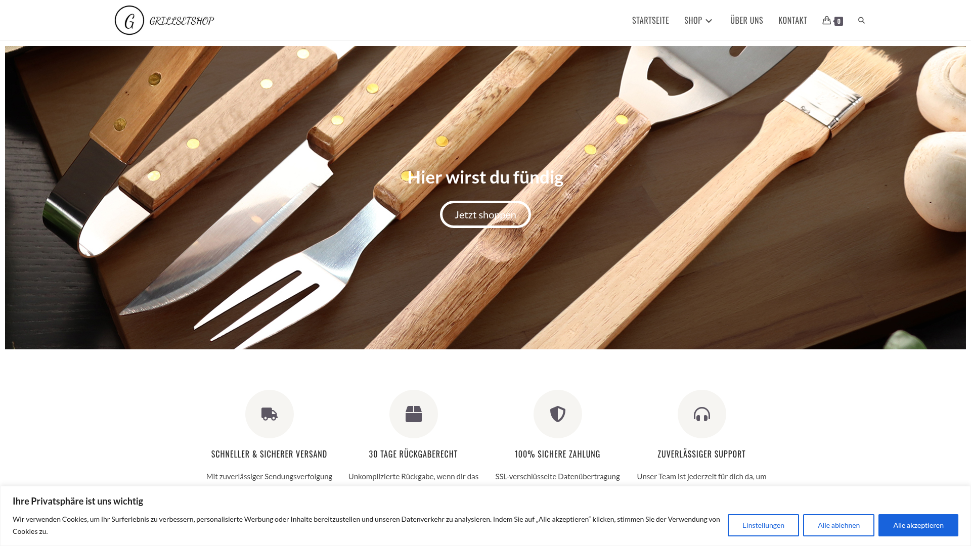 Screenshot van grillsetshop.com
