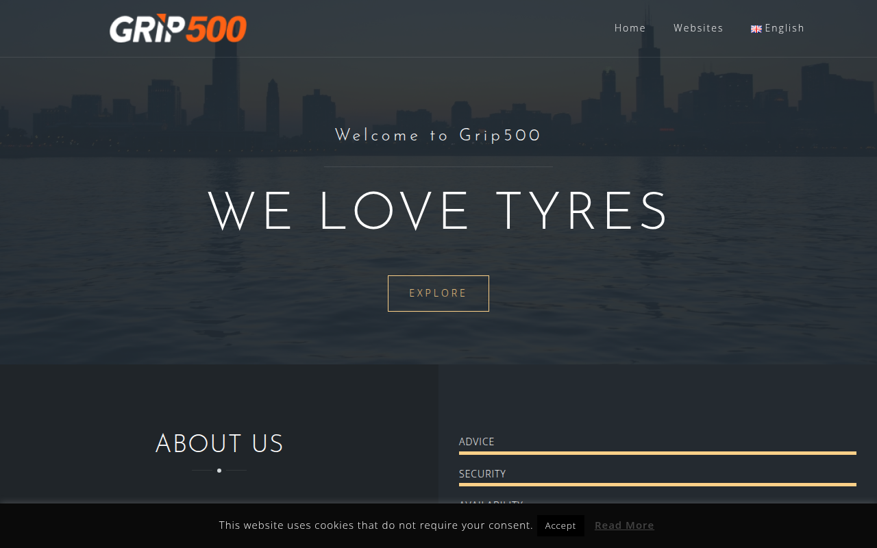 Screenshot van grip500.com