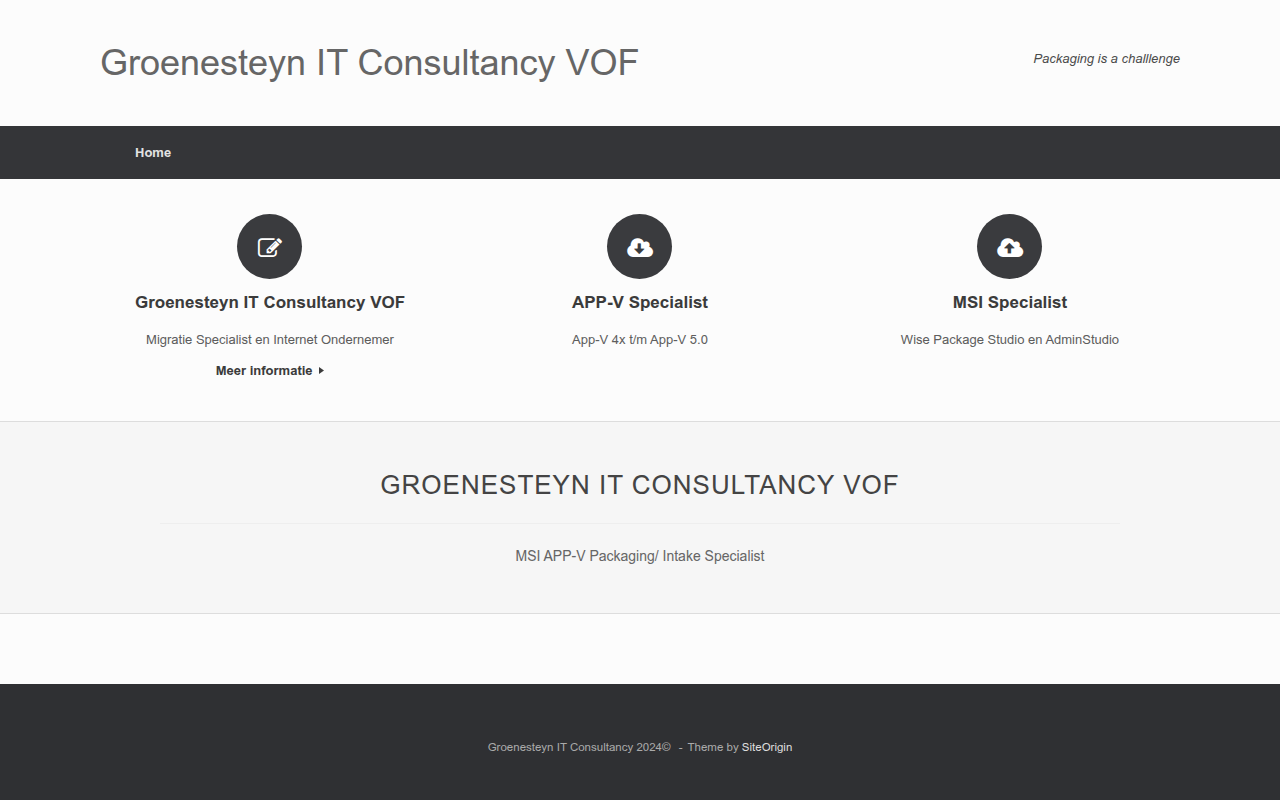 Screenshot van groenesteyn.nl