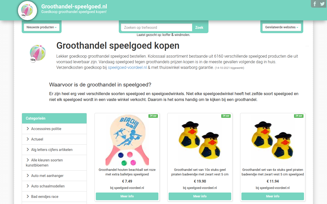 Screenshot van groothandel-speelgoed.nl