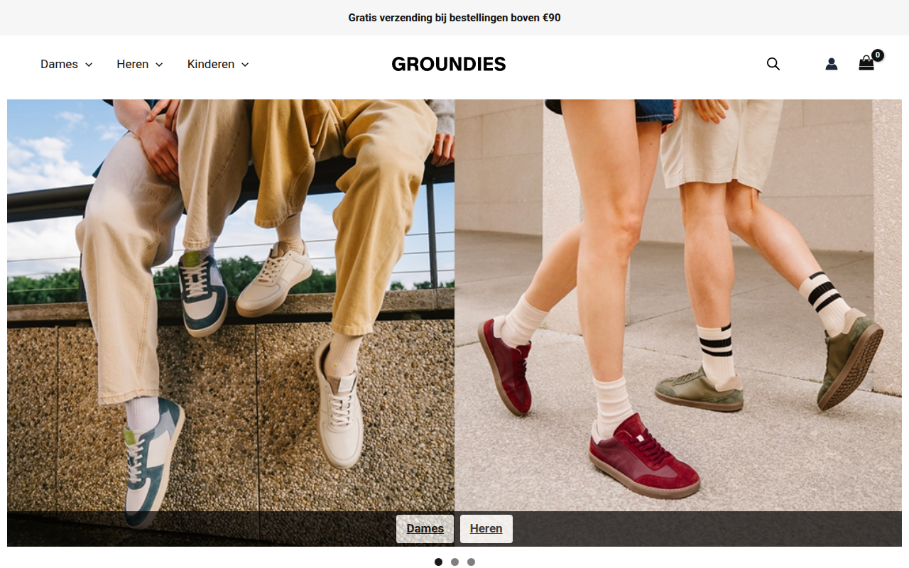 Screenshot van groundiesnetherlands.com