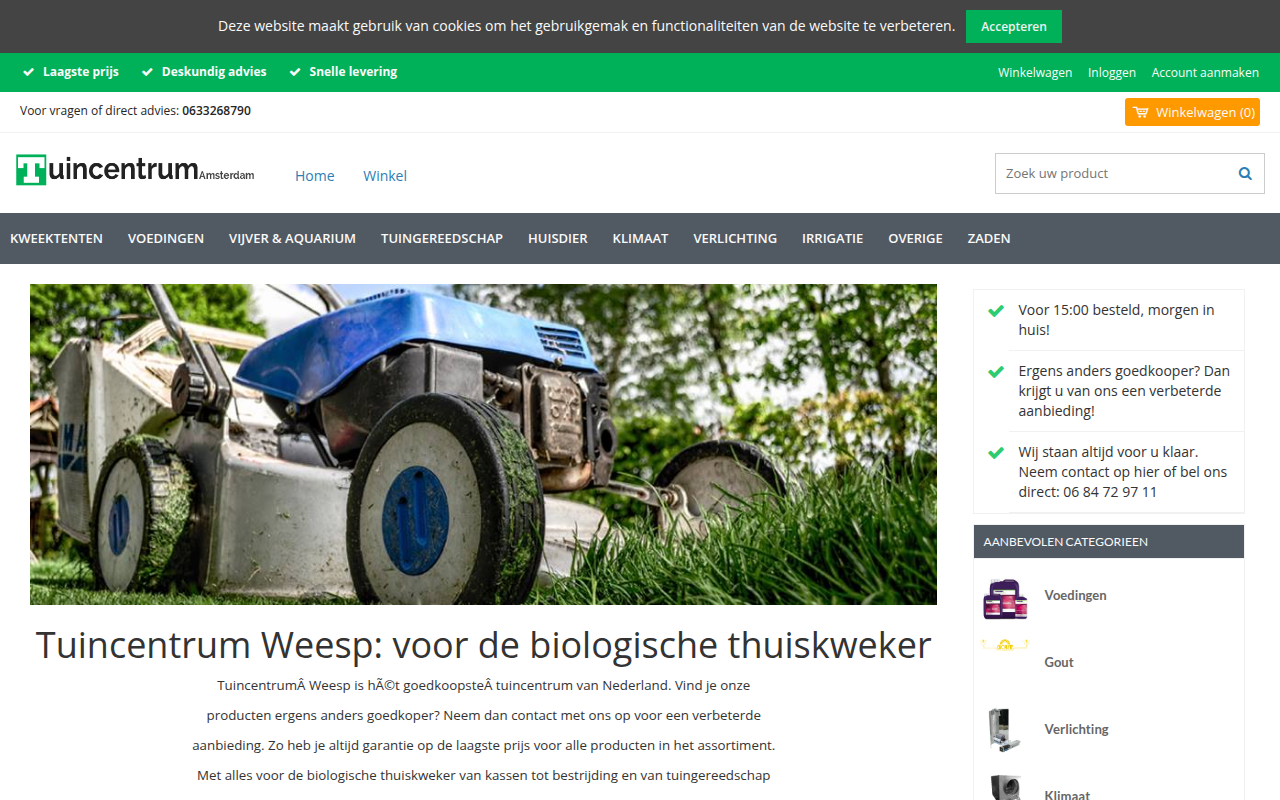 Screenshot van growshopamsterdam.nl