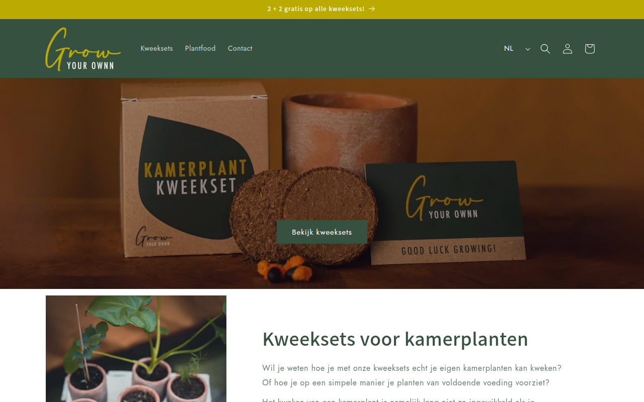 Screenshot van growyourownn.com