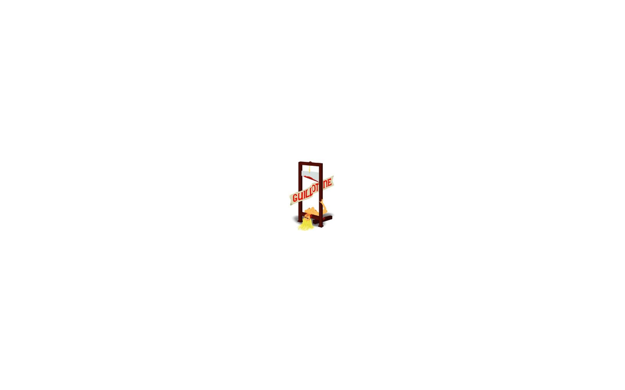 Screenshot van guillotine.nl
