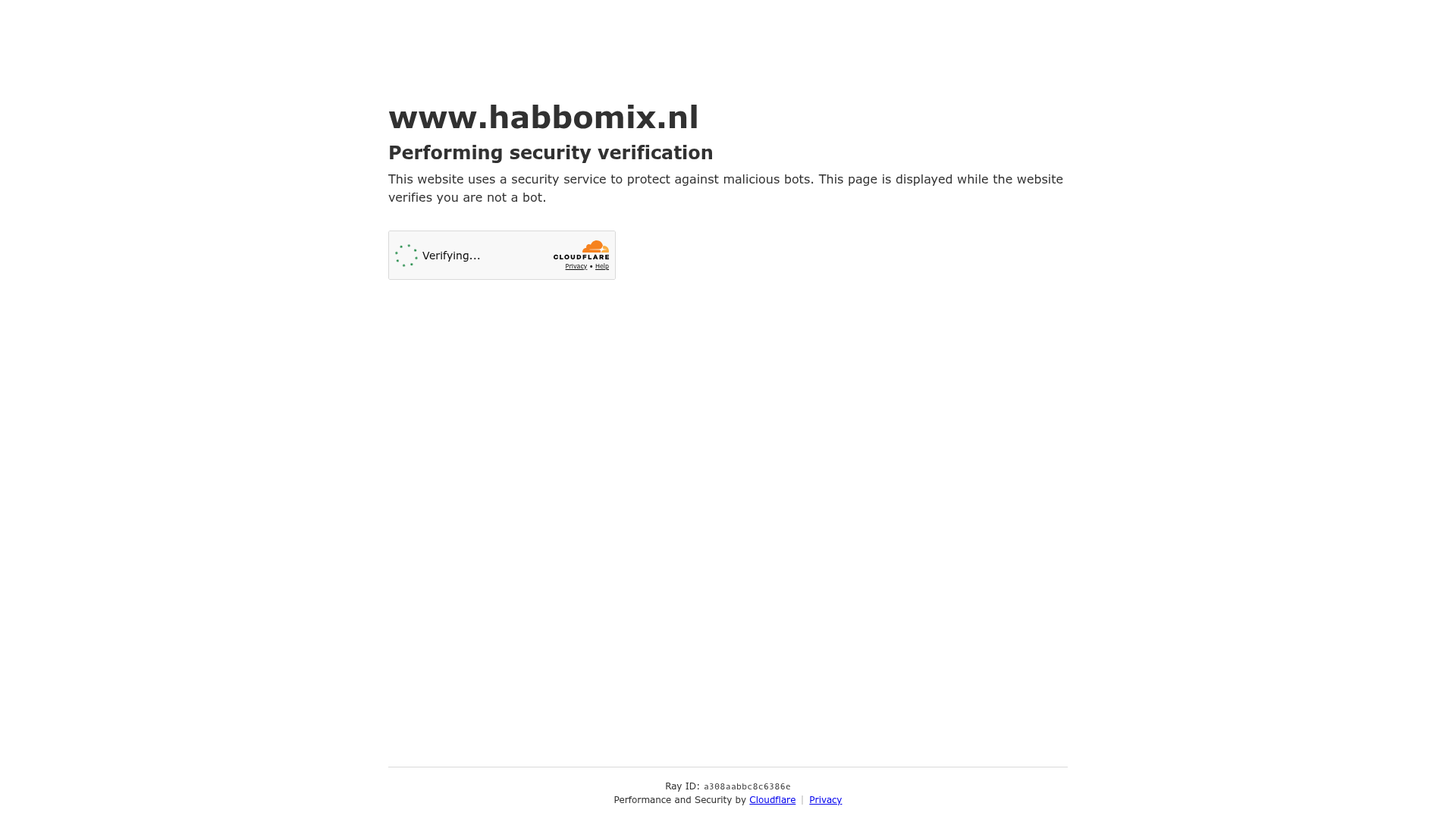 Screenshot van habbomix.nl