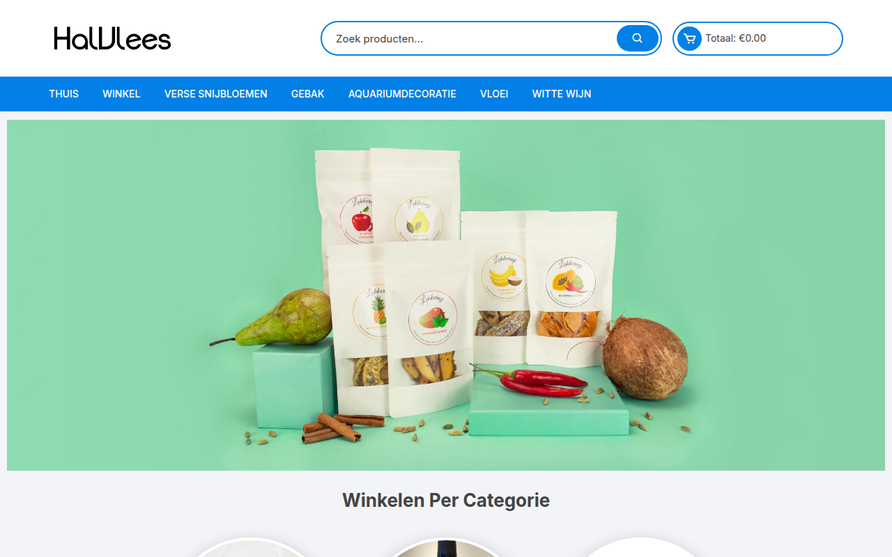 Screenshot van halalvleesdirect.com