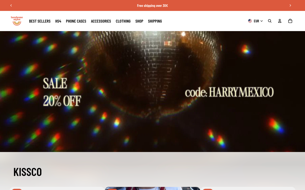 Screenshot van handsomestyles.com
